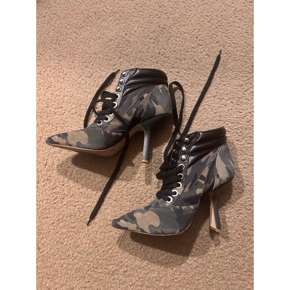 Gianni Bini  Camo Heeled Ankle Boots  Size 10M - Picture 2 of 15